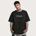 Black oversized graphic t-shirt