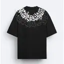 Black oversized graphic t-shirt