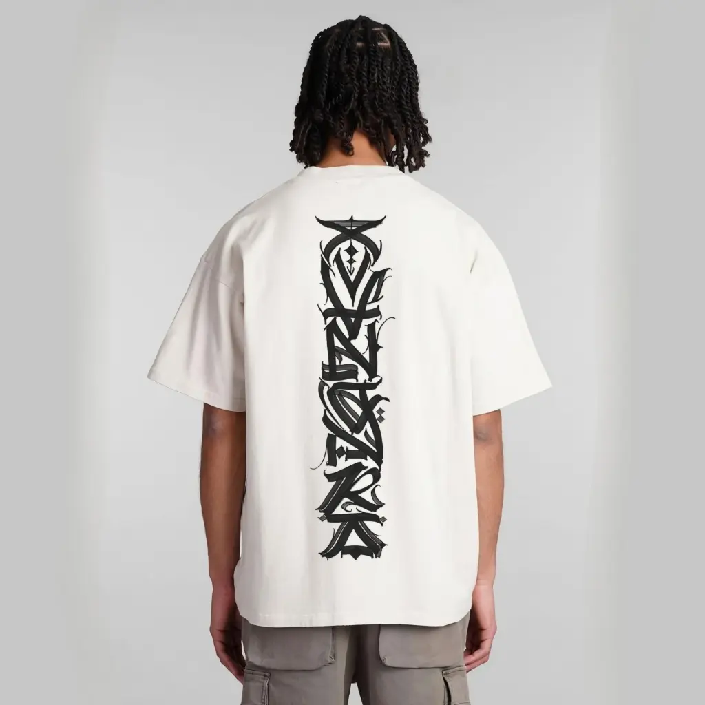 Typography oversized t-shirt